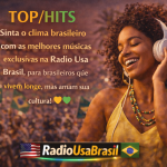 Sucessos Top-Hits na rádio brasileira Radio USA Brasil nos Estados Unidos